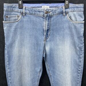 Peter Millar Jeans Mens 38x30 Blue Washed Five Pocket Denim Super Soft Quality